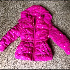 Pink Platinum Girl’s puffer jacket